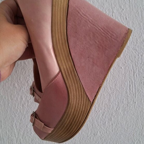Platform shoes size 37 like new, pink