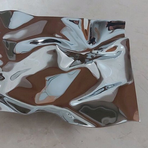 Silver decorative plate new