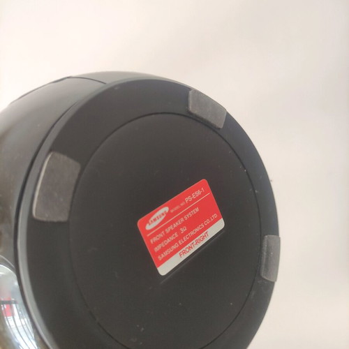 Samsung teardrop speakers used, front left and front right 3ohm with marks