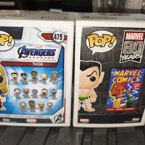 Funko Pop Namor 500 and Thor 479 new