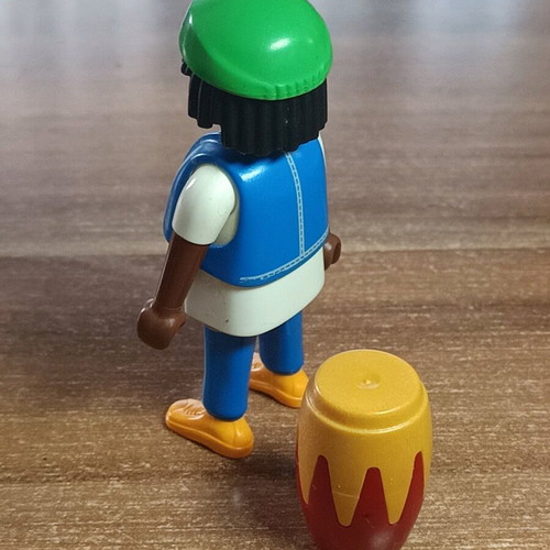 Playmobil Jamaican Drummer Figure like new