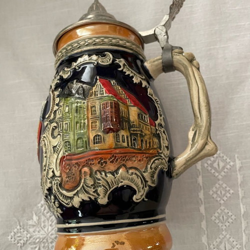 German ceramic beer mug like new