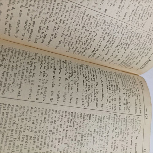 Greek-French Dictionary M. I. Saliveros used