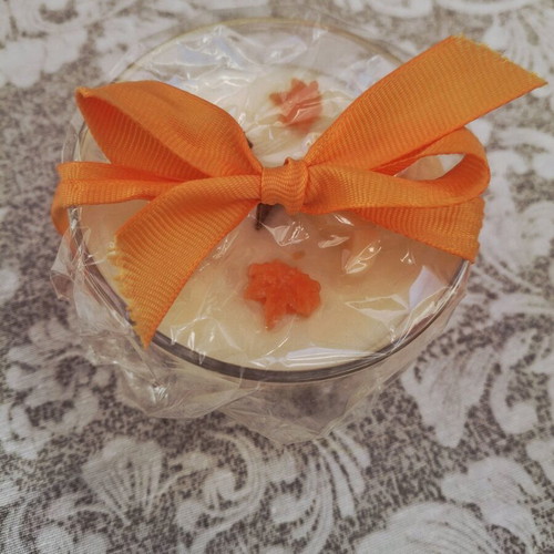 Pumpkin Pie candle new, soy wax with pumpkin pie scent