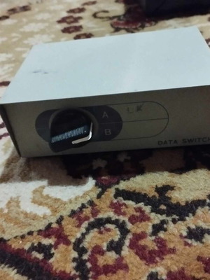 2-Way Manual Centronics Data Transfer Switch like new, vintage