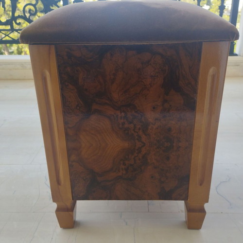 Stool with storage space like new 34×34×50 cm