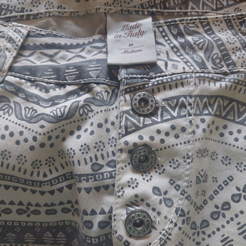 Women's pants like new, white gray, size Medium