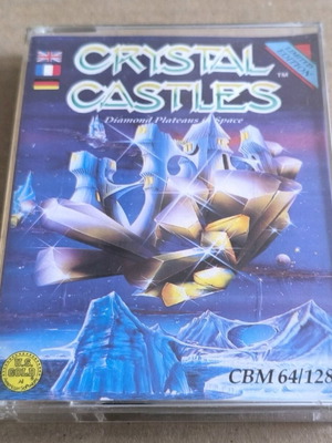 Crystal Castles Diamond Plateaus In Space Commodore cassette US Gold