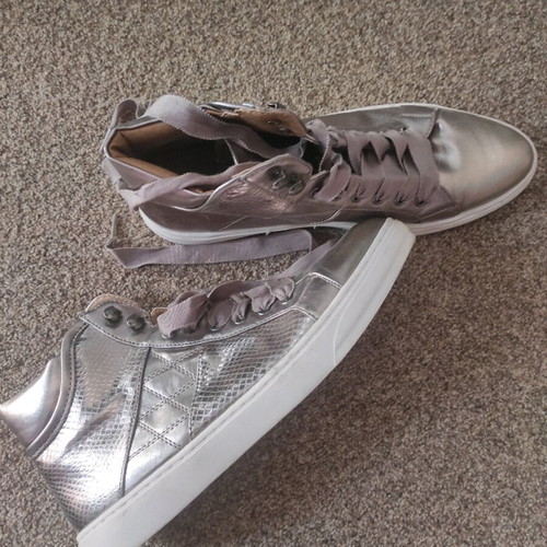 Maria Mare women's silver athletic shoes like new size 41