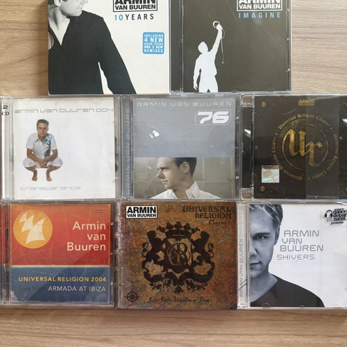 Armin van Buuren Collection original CDs like new, trance classics