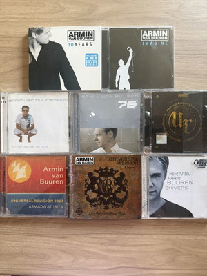 Armin van Buuren Collection original CDs like new, trance classics