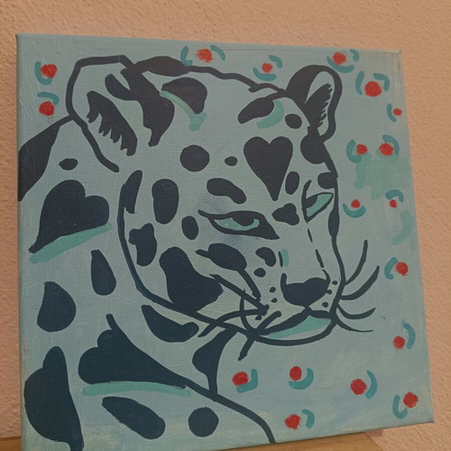 Handmade canvas new 20×20 cm painted