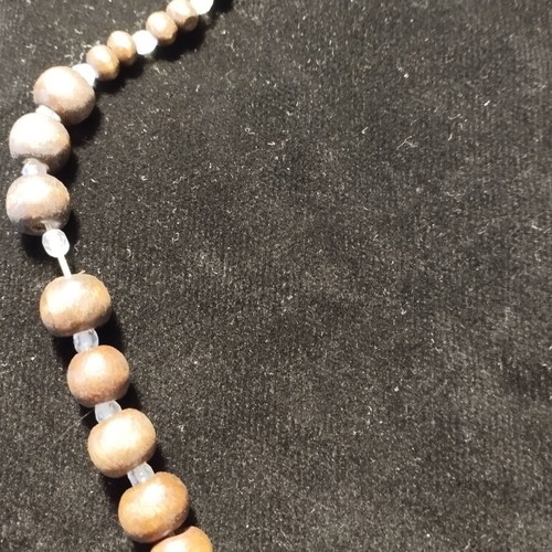 Beige necklace used