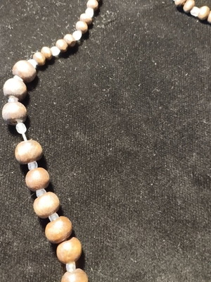 Beige necklace used