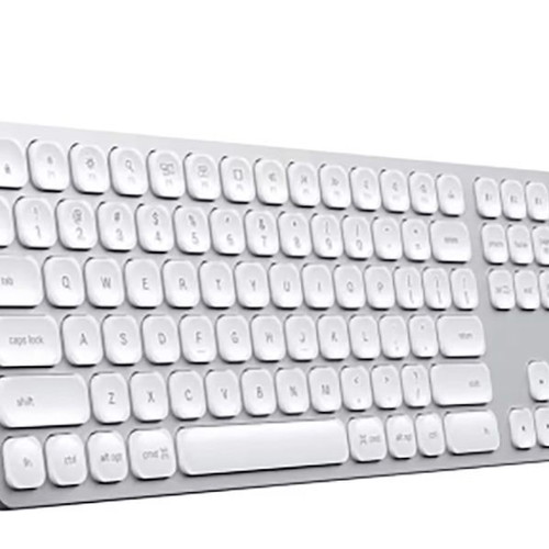 Aluminum wireless Bluetooth keyboard silver like new