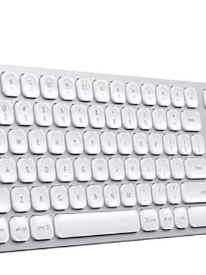 Πληκτρολόγιο Aluminum ασύρματο Bluetooth ασημί σαν καινούργιο
