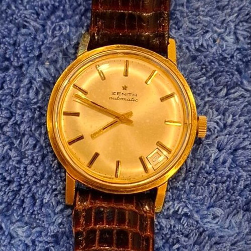 Zenith Automatic Swiss Made men's watch like new, gold plated