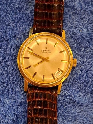 Zenith Automatic Swiss Made men's watch like new, gold plated