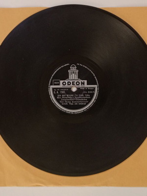 Odeon 78 rpm record used, G.A.7985, Rena Vlachopoulou songs