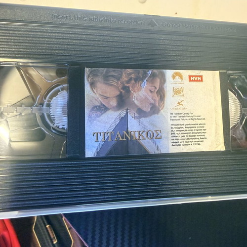 Titanic cassette used, original for collectors