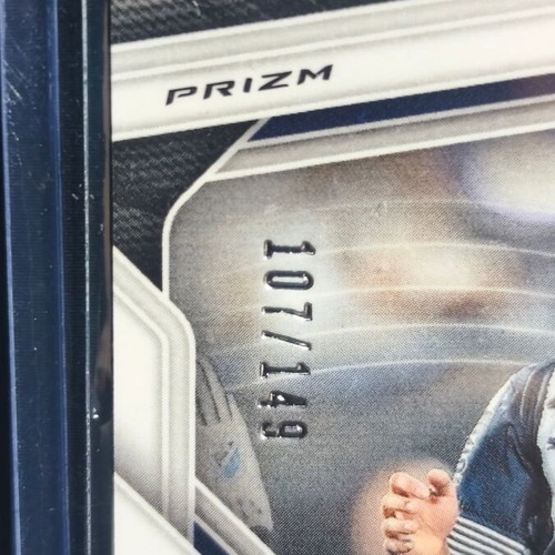 Iker Fimbres 2025-26 Panini Prizm FIFA Rookie Card #135 Red Prizm /149 CF Monterrey