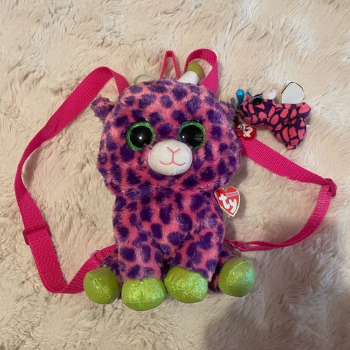 Teddy bear bag with Ty keychain brand new