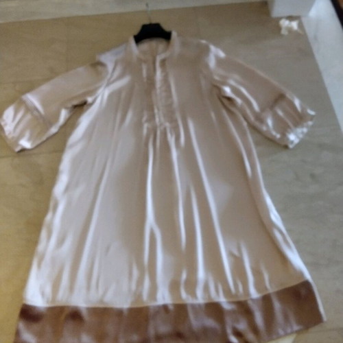 Satin dress new pale pink m-l