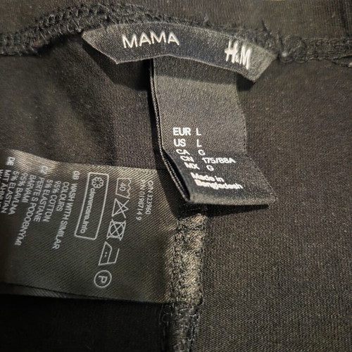 Maternity leggings H&M Mama like new, black, size L