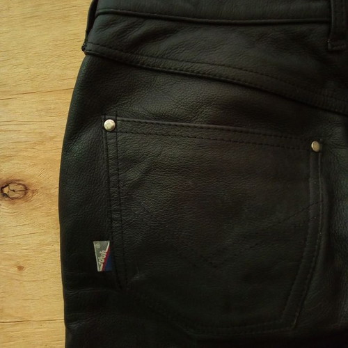 Reusch leather motorcycle pants used, size 40