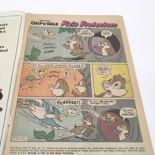 Walt Disney Chip 'n Dale comic issue 75 used, 1981 USA