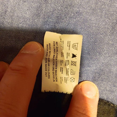 Katag scarf like new, gray and blue