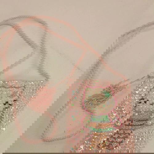 Παιδικό τσαντάκι με την Κιtty καινούργιο, ροζ με παγιέτες και χάντρες