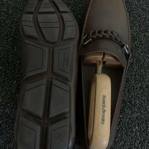 Ferragamo Loafers Men’s size 44 used, brown