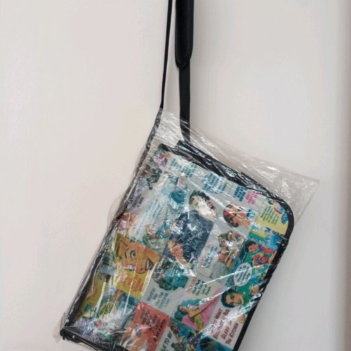 Vintage Comic & Retro Quotes Pop Art Messenger Laptop Bag