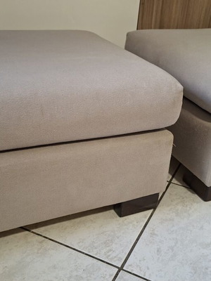 Two sofa stools