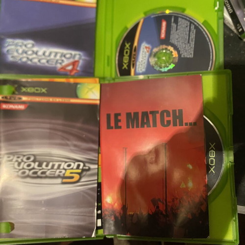 Pro Evolution Soccer 4 and 5 Xbox games, classic