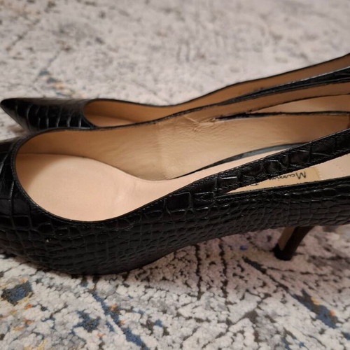 Massimo Dutti leather pumps like new, size 37, black