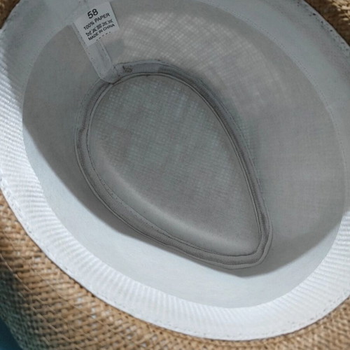 Straw hat new, size 58, brown