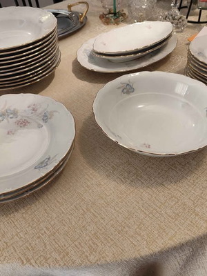 Vintage Czechoslovakia dinnerware set like new