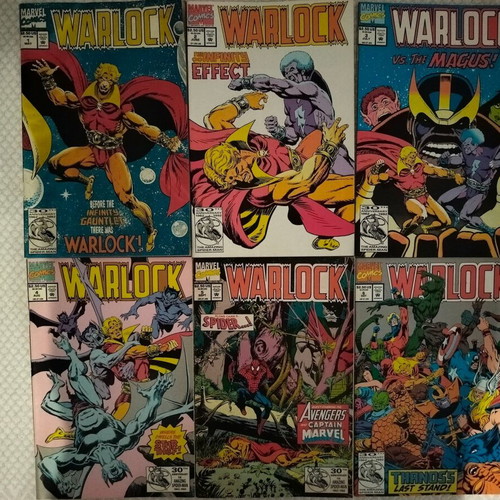 Warlock comic book series 1-6, Marvel Comics 1992