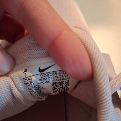 Nike Air sneakers size 38 like new, pink and white