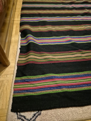 Kilim rug square shape in like new condition