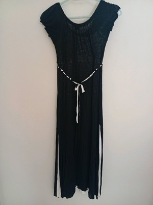 Summer women's dress like new, black and white, size M