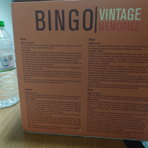 Bingo game new vintage edition