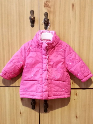Baby jacket used, pink, for 12 months