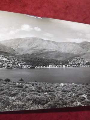 Chios Kardamyla vintage large black and white photo used