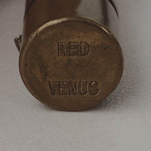 Michel Cosmetics Red Venus lipstick used, New York, made in America