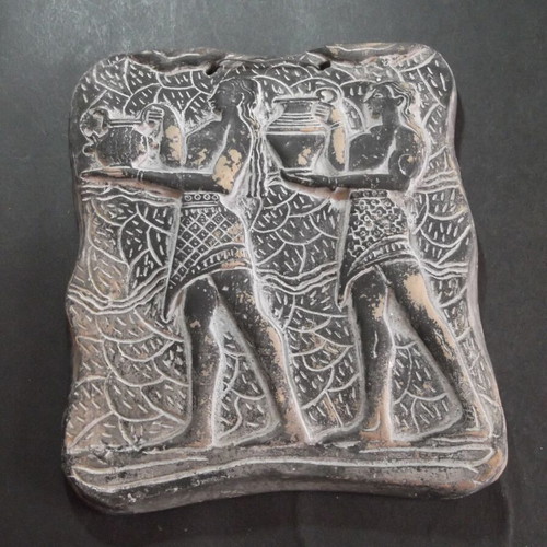 Relief wall plaque used, Minoan procession from Knossos Crete
