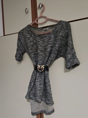 Juicy Basic blouse used, gray, size S