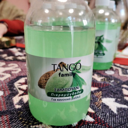 Tango Family shampoo with bitter almond scent, pack of 7, 400 ml new
